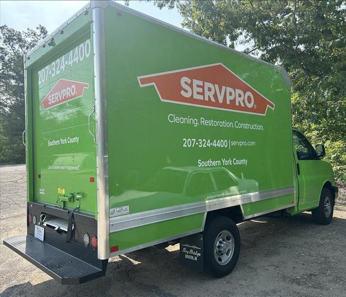 Brand new SERVPRO truck.